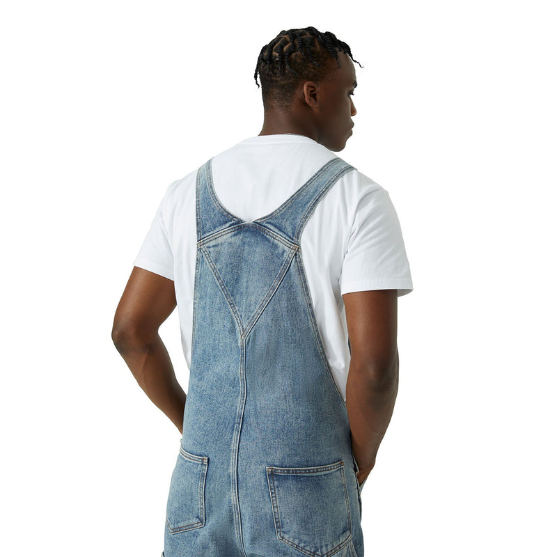 Rinsed Denim Overalls - Men's