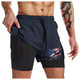 FLY USA FLAG QUICKDRY POCKET 2 IN 1 7'' INSEAM RUNNING SHORTS