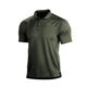 SOLID COLOR SHORT SLEEVE POLO SHIRT