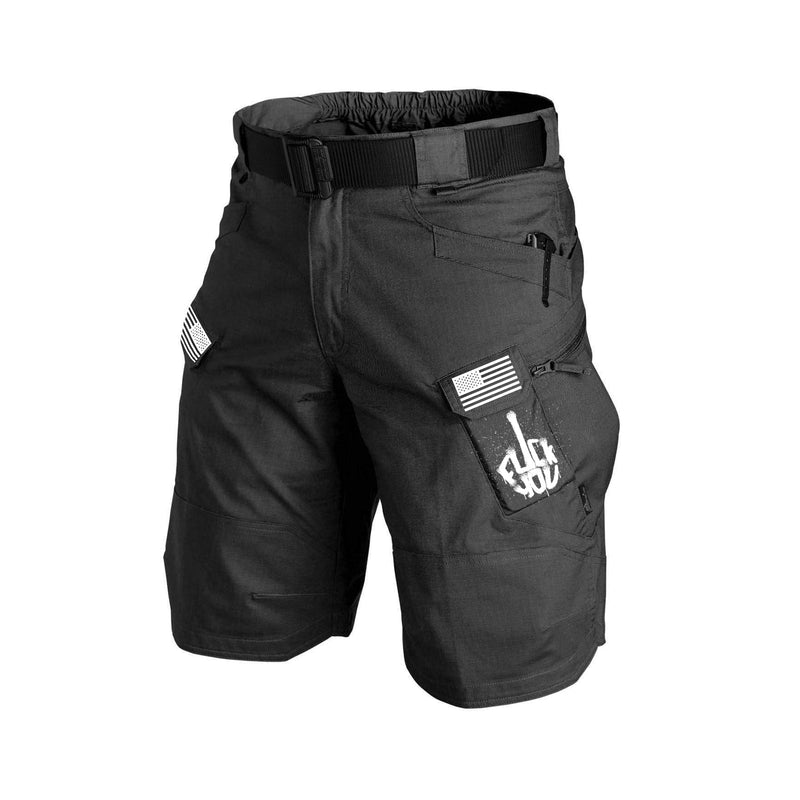 FXXK TACTICAL MULTI POCKETS 11'' INSEAM PERFORMANCE CARGO SHORTS WITHOUT BUCKLE BELT